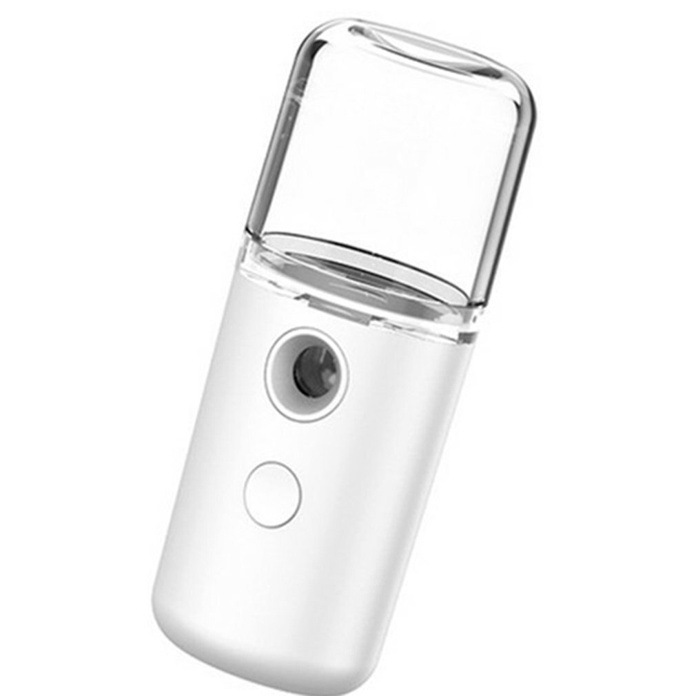 Humidifier Vaporizer Portable Diffuser Water Alcohol Sanitizer Oil Rechargeable Easy to Carry Summer Water Supply Beauty: White