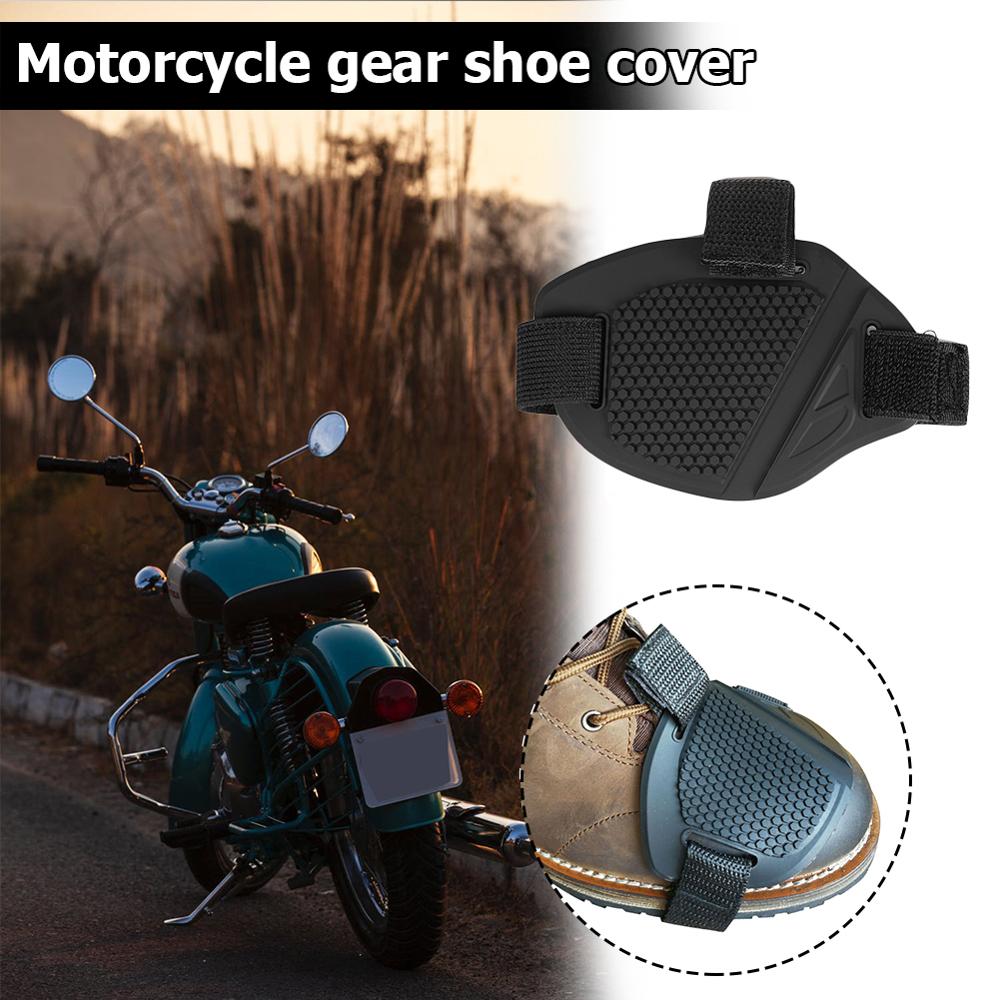 Capa protetora para botas de motocicleta, preta, equipamento de proteção para sapatos, meia, proteção para botas