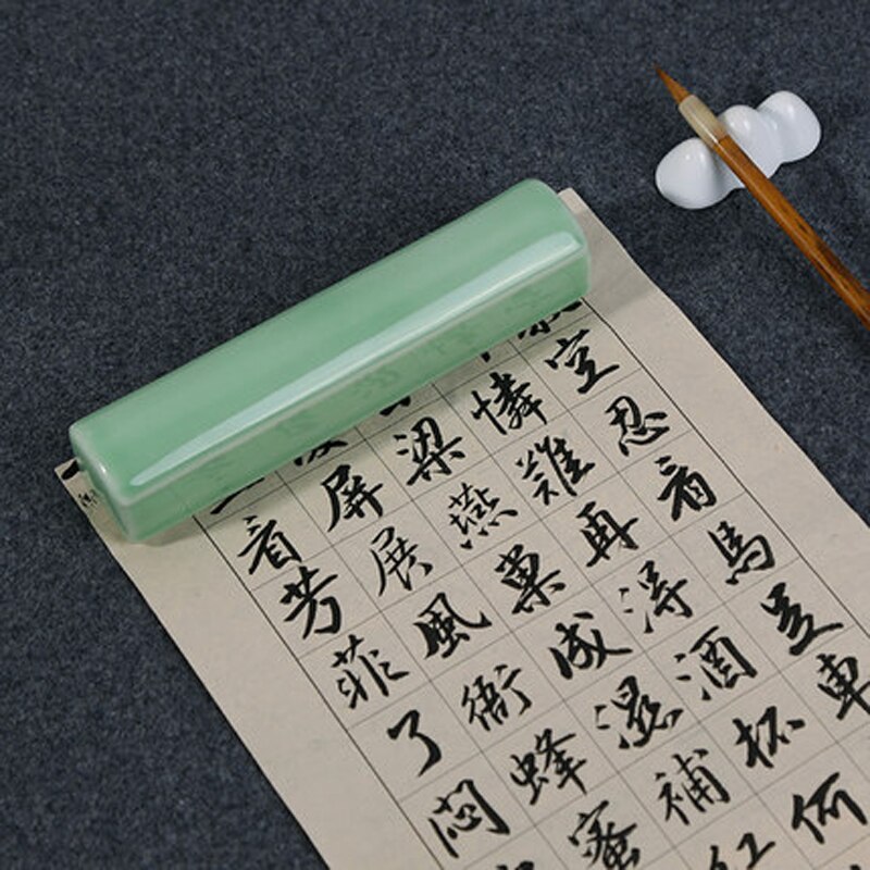 1 Pair Calligraphy Brush Holder Weightpaper Chinese Brush Rack Brush Rest and Holding Paper Flat Weightpaper