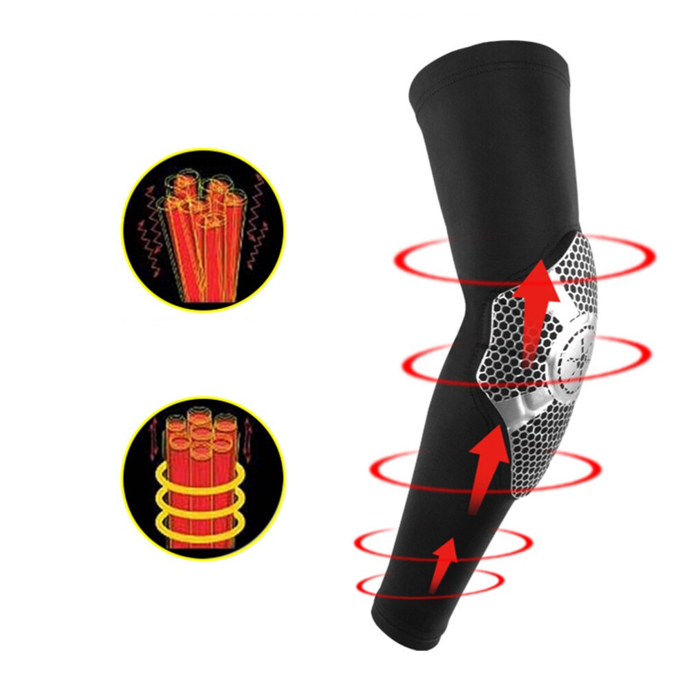 1Pc Arm Sleeve Basketball Football Elbow Support Cycling Sport Protective Cuff Armband Arm Warmer Arm Cuff Arm Pad Elbow Pad (Bl