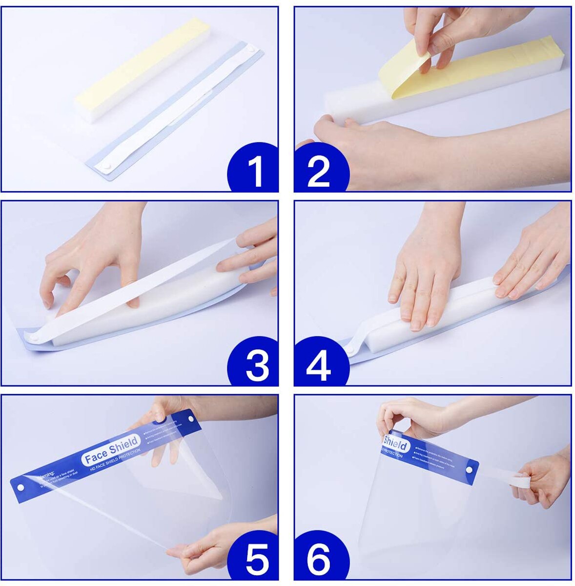 MissyChilli Unisex transparent sun protection hat summer hat transparent visor plastic visor face sun hat female cap