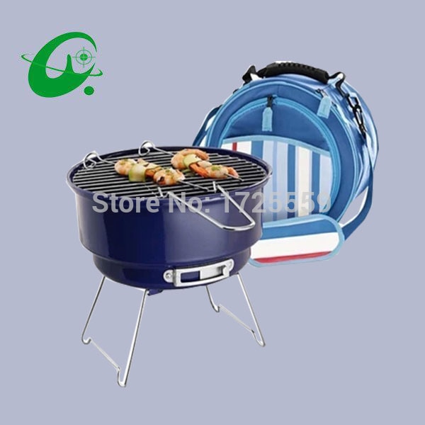 Ice Packs Outdoor Houtskool Grill, Indoor/Outdoor Bbq Grills Draagbare Houtskool Grill Met Zak Voor Verkoop