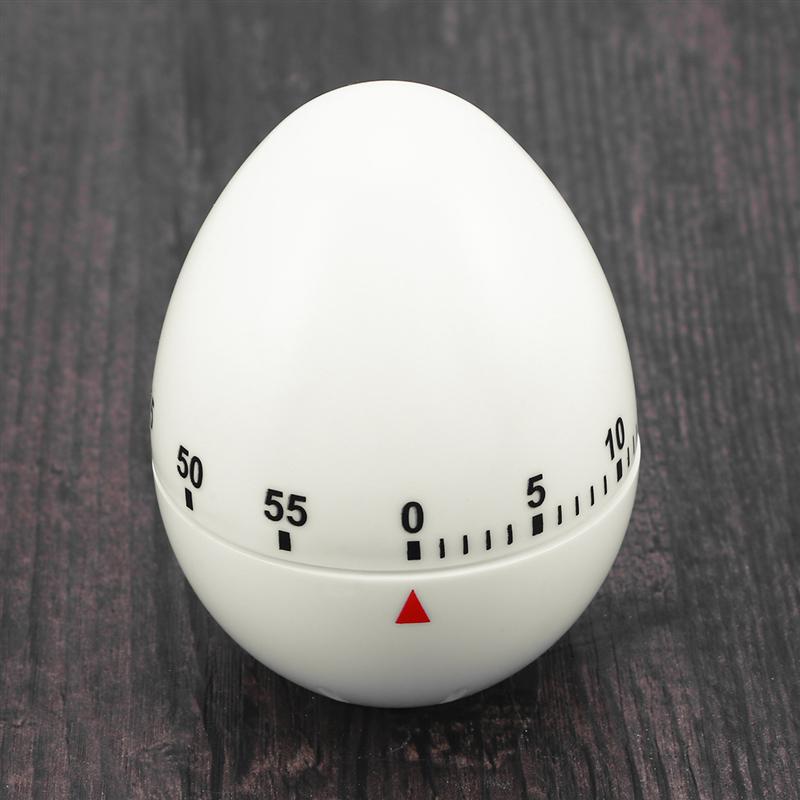 1Pc Egg Shape Mechanical Rotate Timer Manager Household Countdown Timer Manual Cooking Timekeeper Kitchen Reminder Cooking Tool