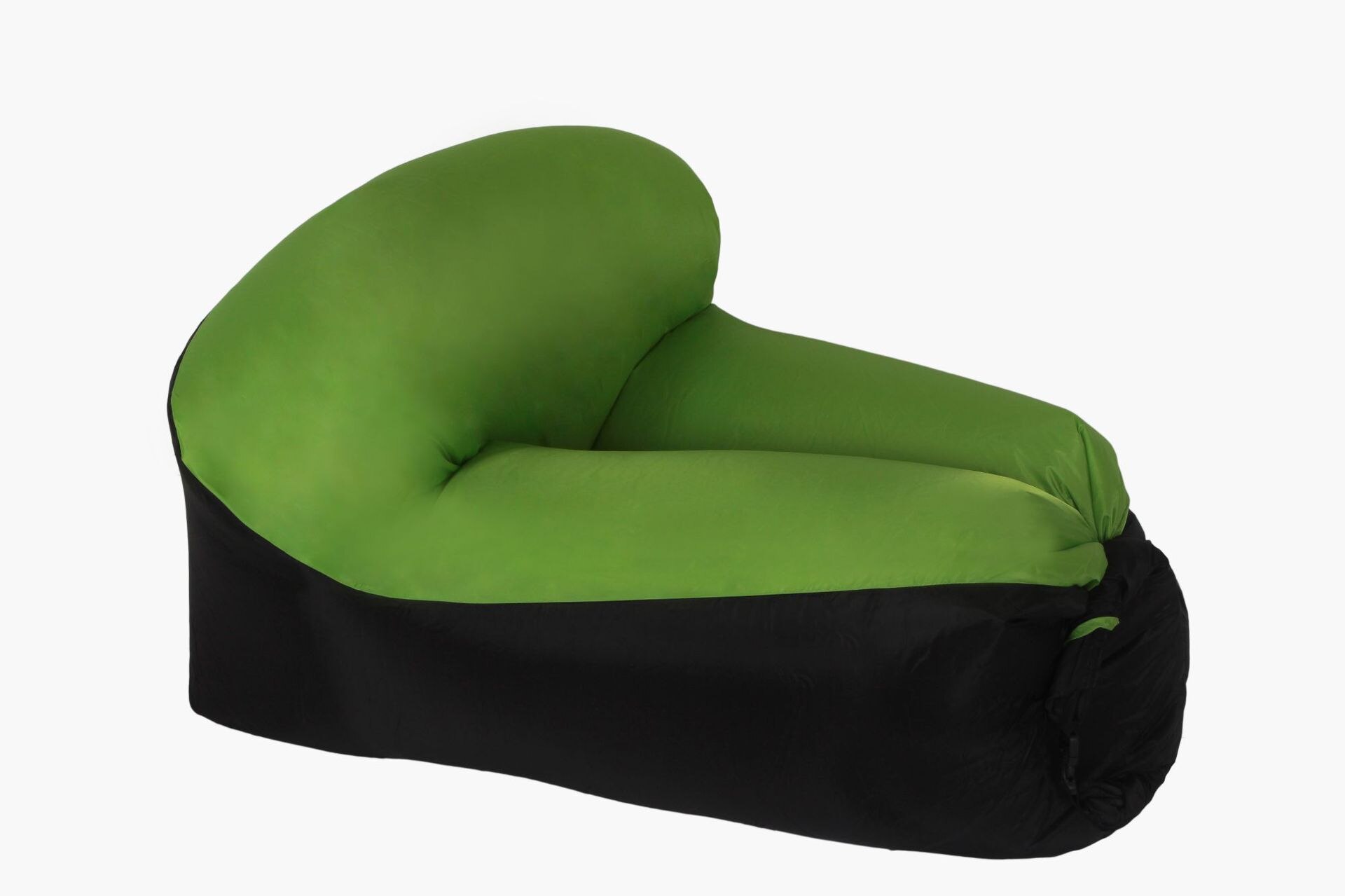 Smartlife bærbar oppustelig luftstol seng udendørs camping strand doven sofa vandtæt hurtig stof oppustelig camping taske: Grøn