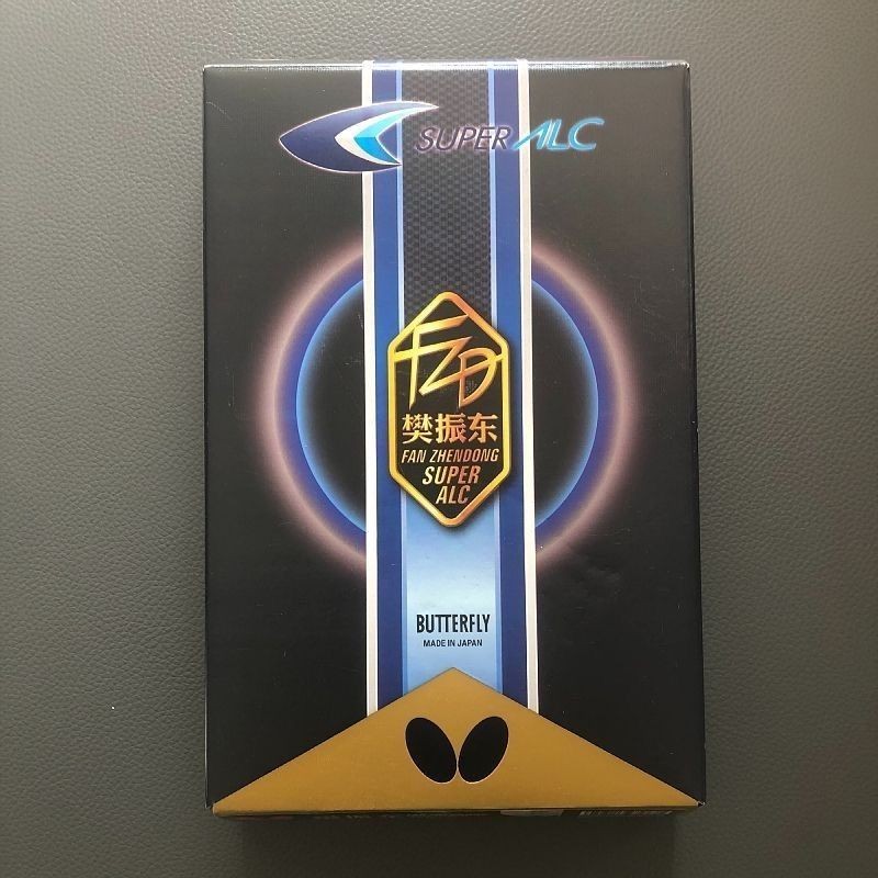 Tafeltennisracket bodemplaat Gouden en zilveren labels Racketbord Butterfly Salc
