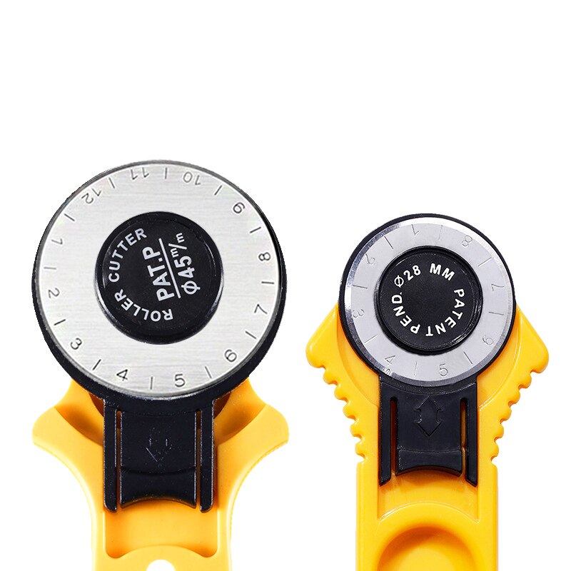 LMDZ Rotary Portable Loop Rotate Sewing Cutter Tailor Premium Sewing Scissors DIY cutting tool with handle safety