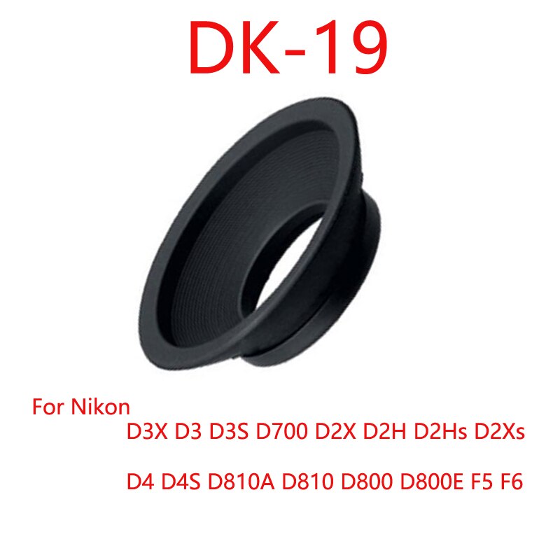 50pcs/lot DK-19 DK-20 DK-21 DK-23 DK-24 DK-25 DK-5 EF EB EG EC Rubber Eye Cup Eyepiece Eyecup for nikon canon SLR Camera