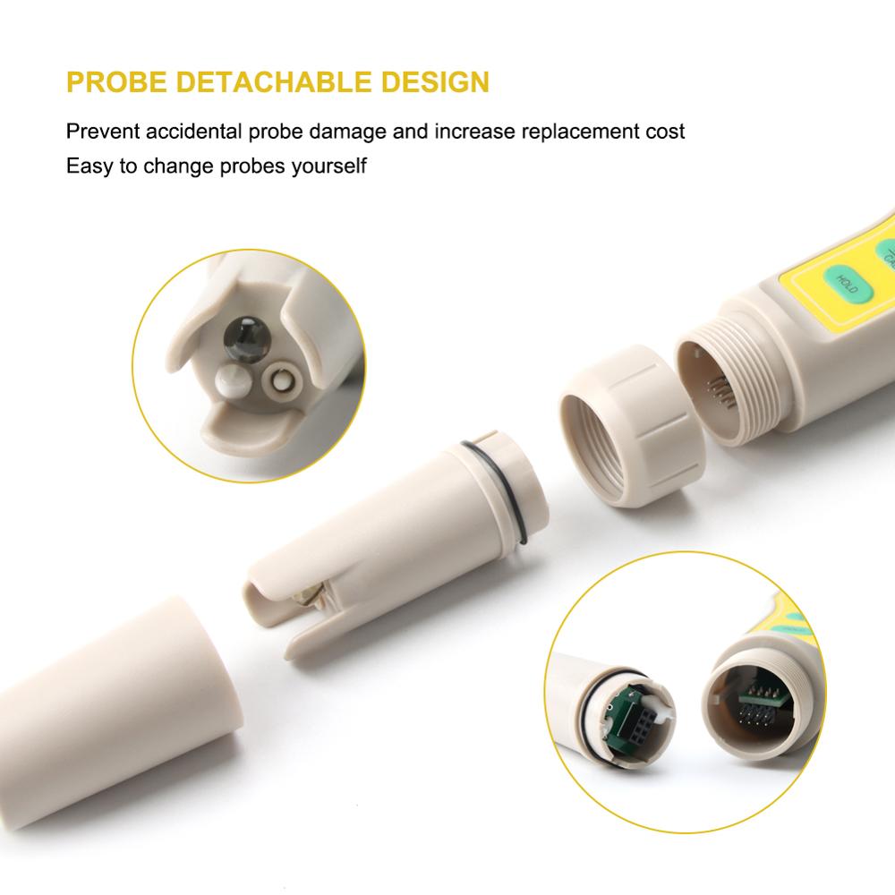 Ph meter digitale Portable LCD Digitale PH Meter Pen van Tester nauwkeurigheid 0.01 Aquarium Pool Water Wijn Urine automatische kalibratie