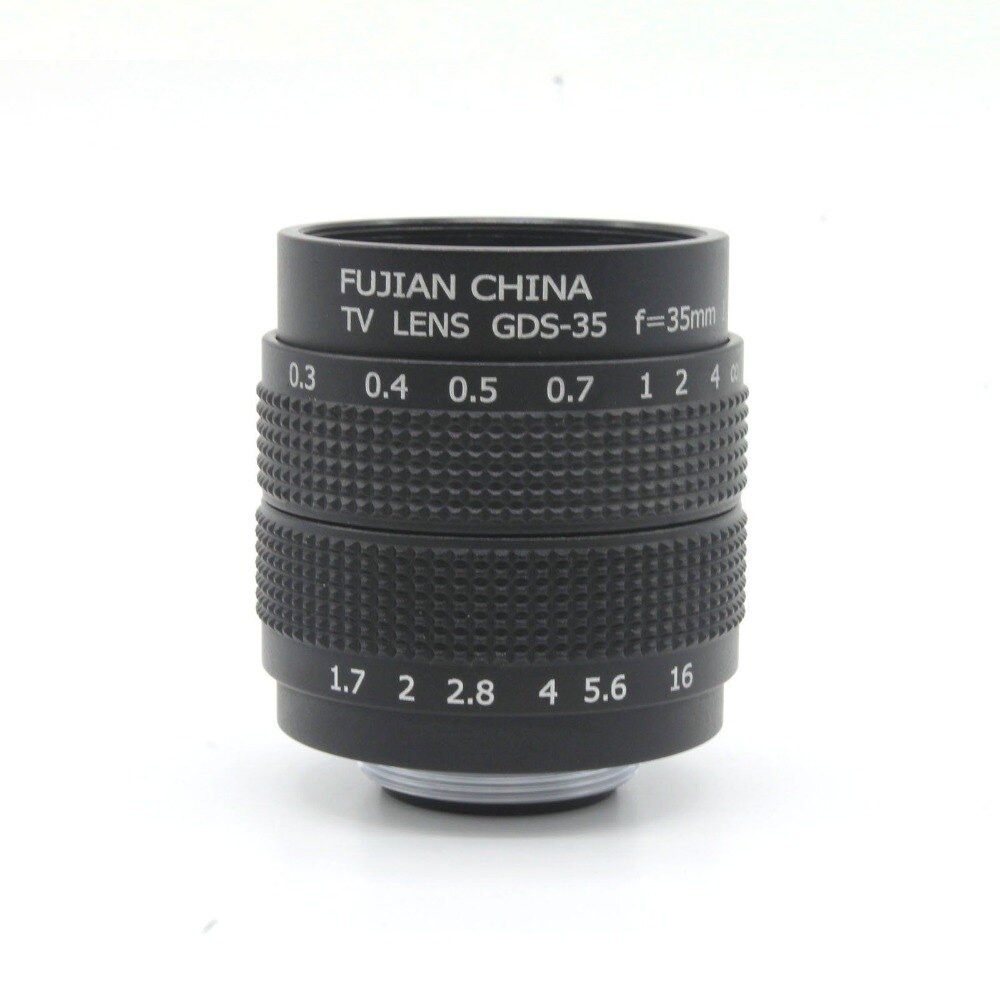 35mm F1.7 CCTV TV Movie lens + C Mount + Macro ring voor Sony E Mount Nex-5T Nex-F3 Nex-6 Nex-7 Nex-5R A6500 A6300 A6100 A5100 A5000