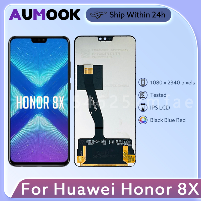 6.5 "IPS LCD dla Huawei Honor 8X wyświetlacz LCD ekran dotykowy Digitizer zgromadzenie JSN-L22 JSN-L42 JSN-L11 JSN-L21 naprawa części