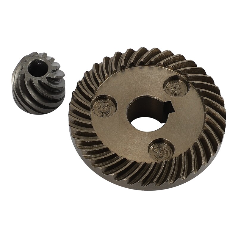 Juego de engranajes cónicos en espiral, suministros para el hogar para amoladora angular Makita 9555 NB 9554 NB 9557 NB, herramientas eléctricas para dientes en espiral