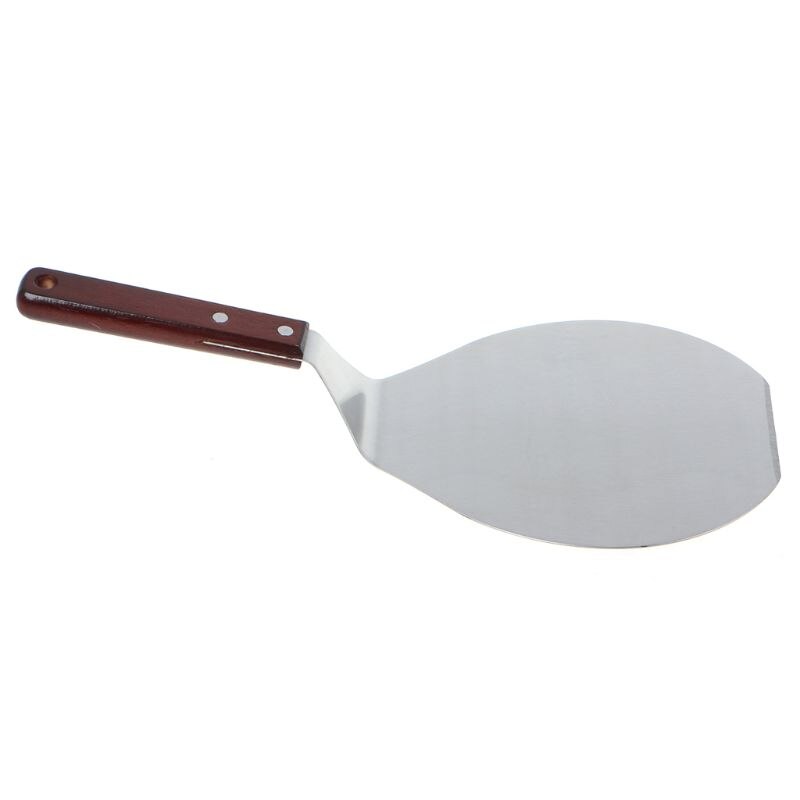 13Inch Pizza Cake Lifter Spatula Stainless Steel Baking Transfer Holding Tray Tool For Kitchen