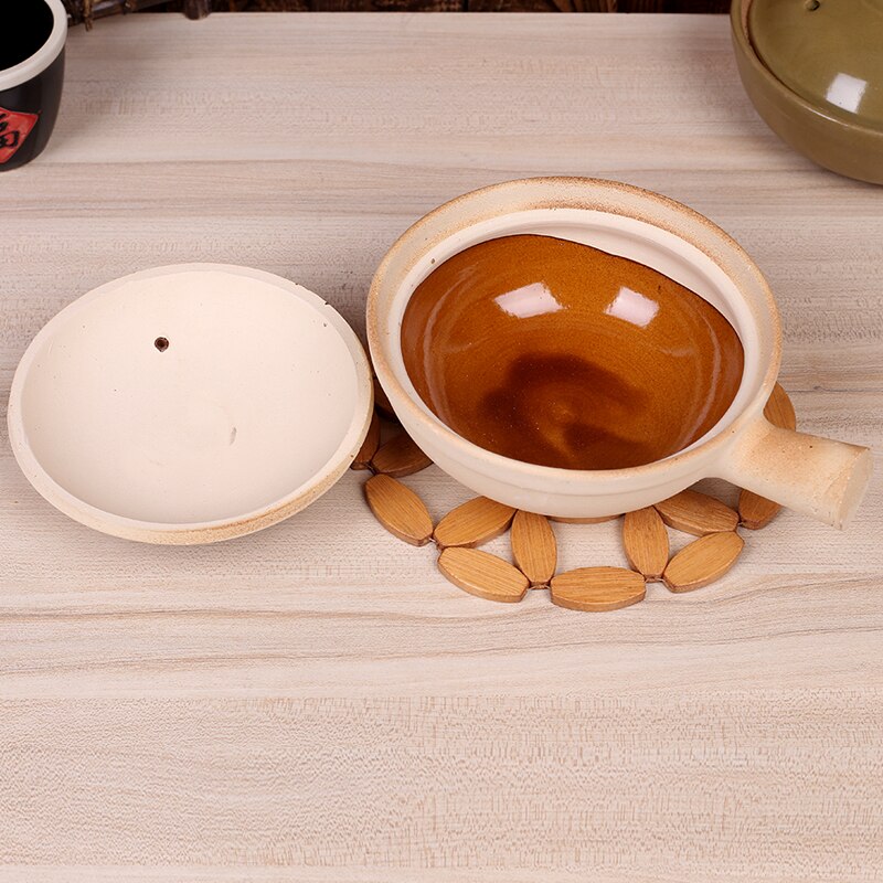 500ml 800ml Chaoshan Chaozhou Casserole Rice Noodle Casserole Porridge Pottery Pot With Handle Clay Pot