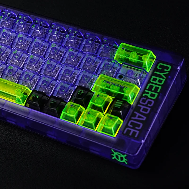Mecha Keycap EVA NO.1 Keycap PC Full Penetration F... – Grandado