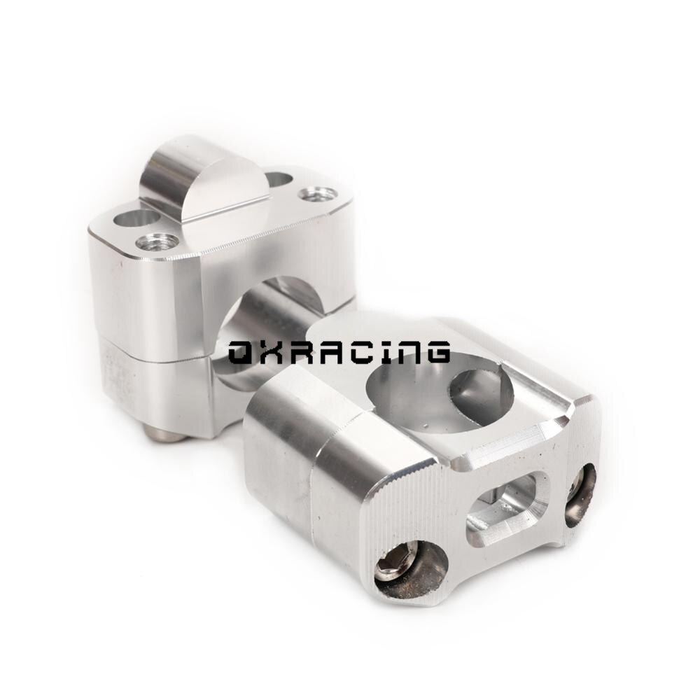 Motorcycle 1 1/8" CNC Aluminum Handlebar Risers 22mm Change 28mm Adjustable Fat Bar Clamps For Dirt Pit Bike ATV Quad