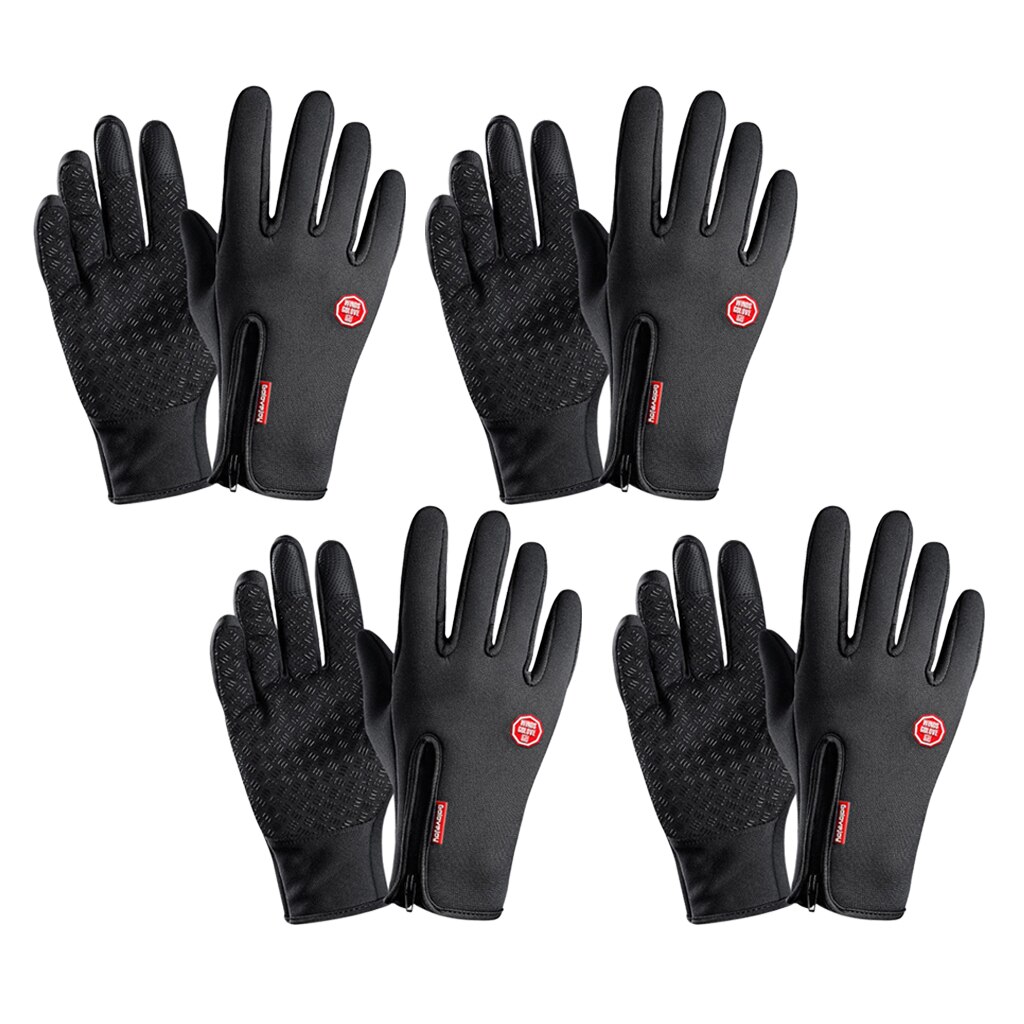 4x Winter Volledige Vingers Handschoenen Voor Workout Fietsen Fietsen Vissen Jagen