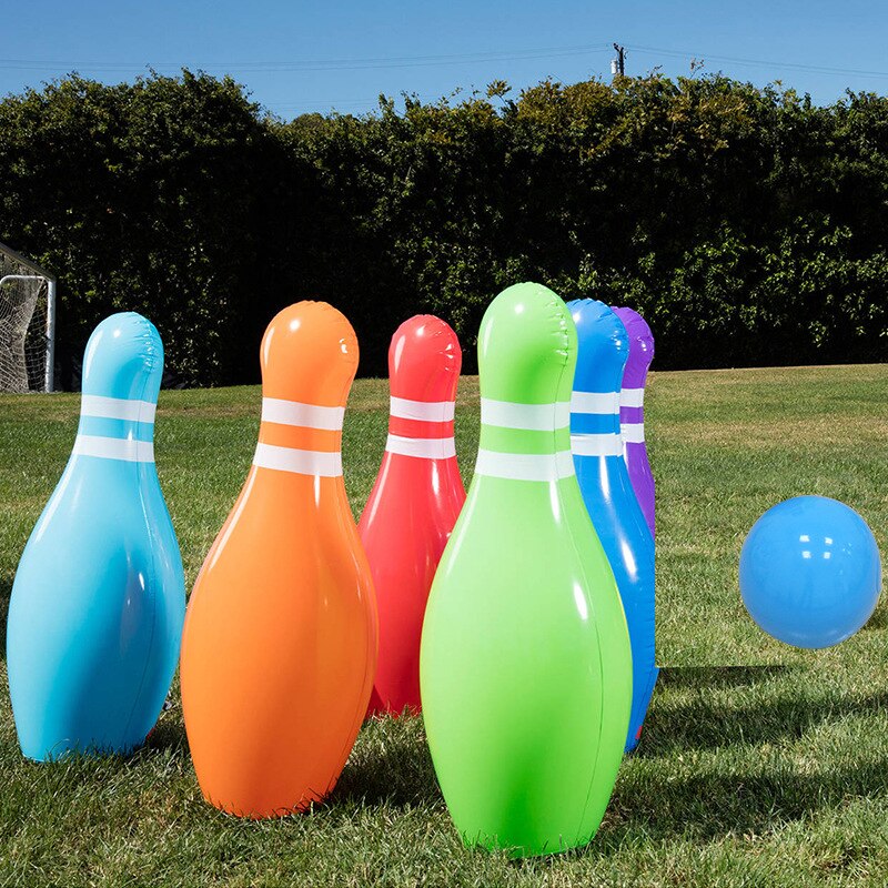 Big Attractive Colorful Outdoor Activity Simulation Bowling Group Game Family Happy Time Friend Sport Party Game Park Amusement