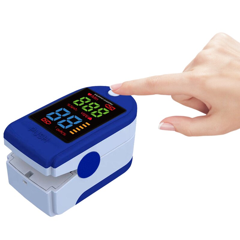 Fingertip Pulse Oximeter OLED Display Finger Clip Oximetro HRV SpO2 PR PI Respiratory Rate Sleep Monitor + Infrared Thermometer: MULTI