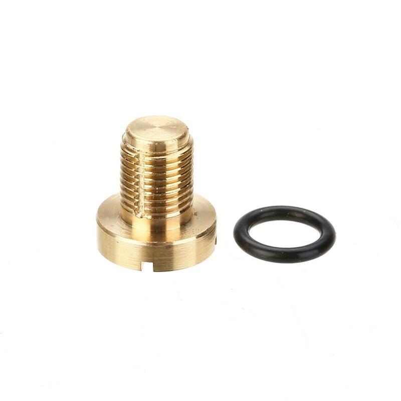 Tornillo de purga para depósito de expansión de refrigerante, 17111712788 desbordamiento del radiador, dorado, E39 E36 E46 para BMW, Etc.