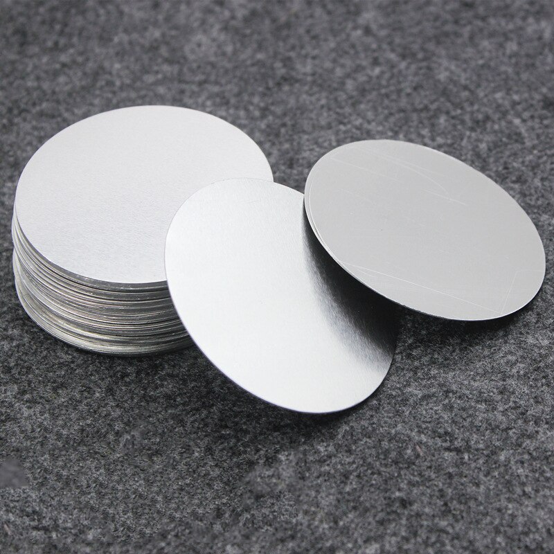 Mini Makeup Mirrors 57.1mm Blank Round Metal Compact Mirror Portable Cosmetic Pocket Mirror Girl's Women Beauty Tools: 1pcs mirror lens