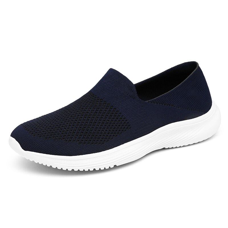 Tenis masculino herr tennisskor utomhus sneakers slip on herr tränare lätta gym sportskor jogging skodon vuxen: Fe3 / 6.5