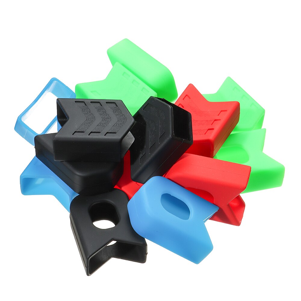 Manchon de bras en Silicone pour pédalier de vélo de montagne, 4 pièces, protection anti-poussière antidérapante pour pédalier de vtt