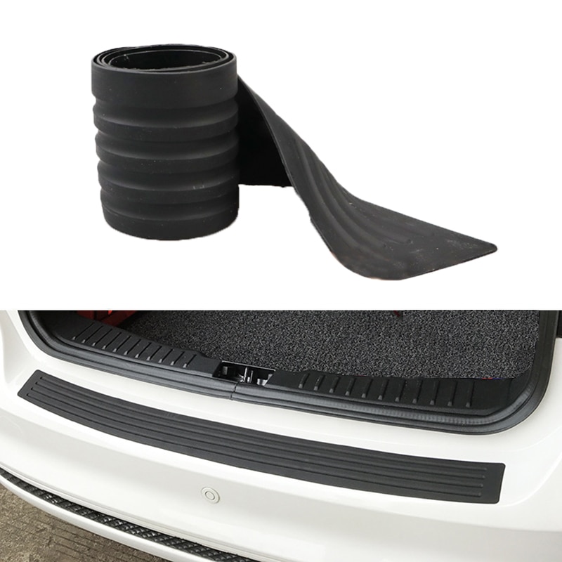 Universele Kofferbak Deur Guard Strips Sill Plate Protector Achterbumper Guard Rubber Mouldings Pad Trim Cover Strip Auto Styling