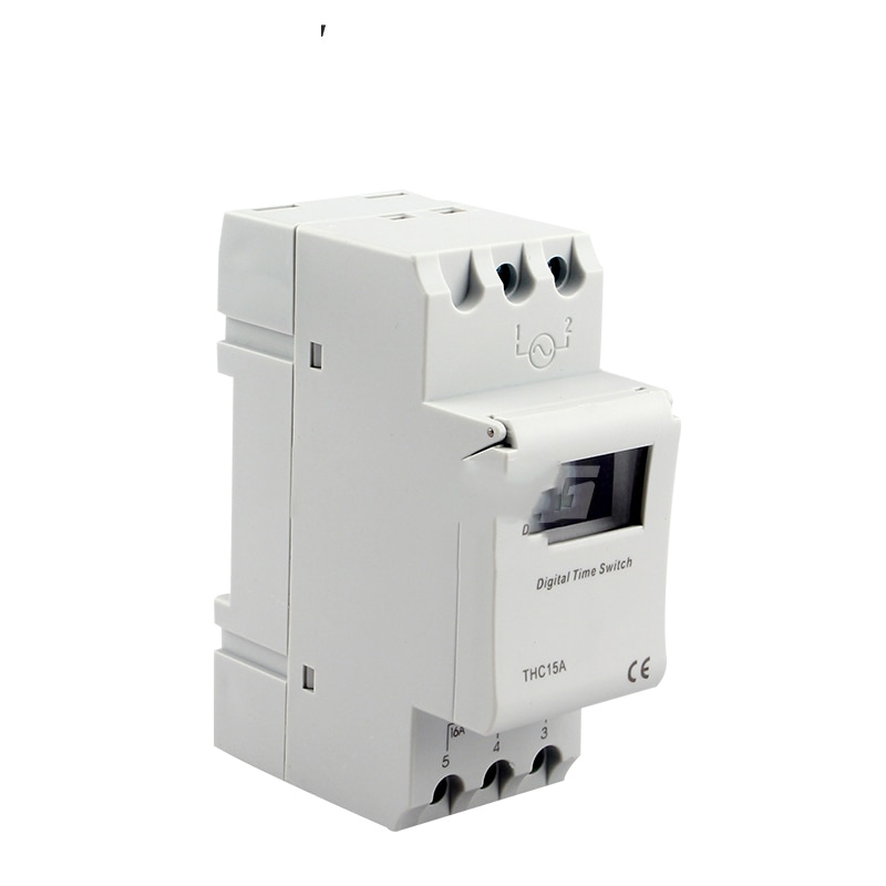 CE Approved 220VAC DIN RAIL DIGITAL PROGRAMMABLE TIMER SWITCH Microcomputer Electronic Weekly Relays Control Timer Controller