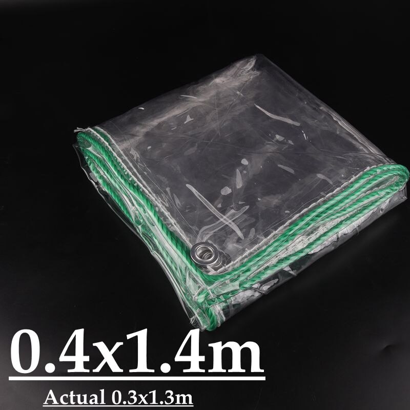 Clear tarp, transparant zeildoek waterdicht regen doek, anti-scheur, winddicht stofdicht, voor Outdoor zone terras Pergola Garden Greenhouse, 0,35 mm, grootte kan worden aangepast,1.6x2.5m/5.2x8.2ft