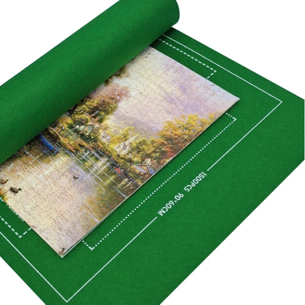 Jigsaw Puzzle Roll Mat Puzzle Storage Puzzle Saver Environmental Friendly Material, Store Jigsaw Puzzles Up To 1,500 Pieces
