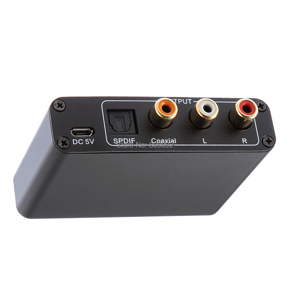 192KHz Aluminium ARC Audio Adapter HDMI Audio Extractor Digitaal naar Analoog Audio Converter DAC SPDIF Coaxiale RCA 3.5mm Jack uitgang