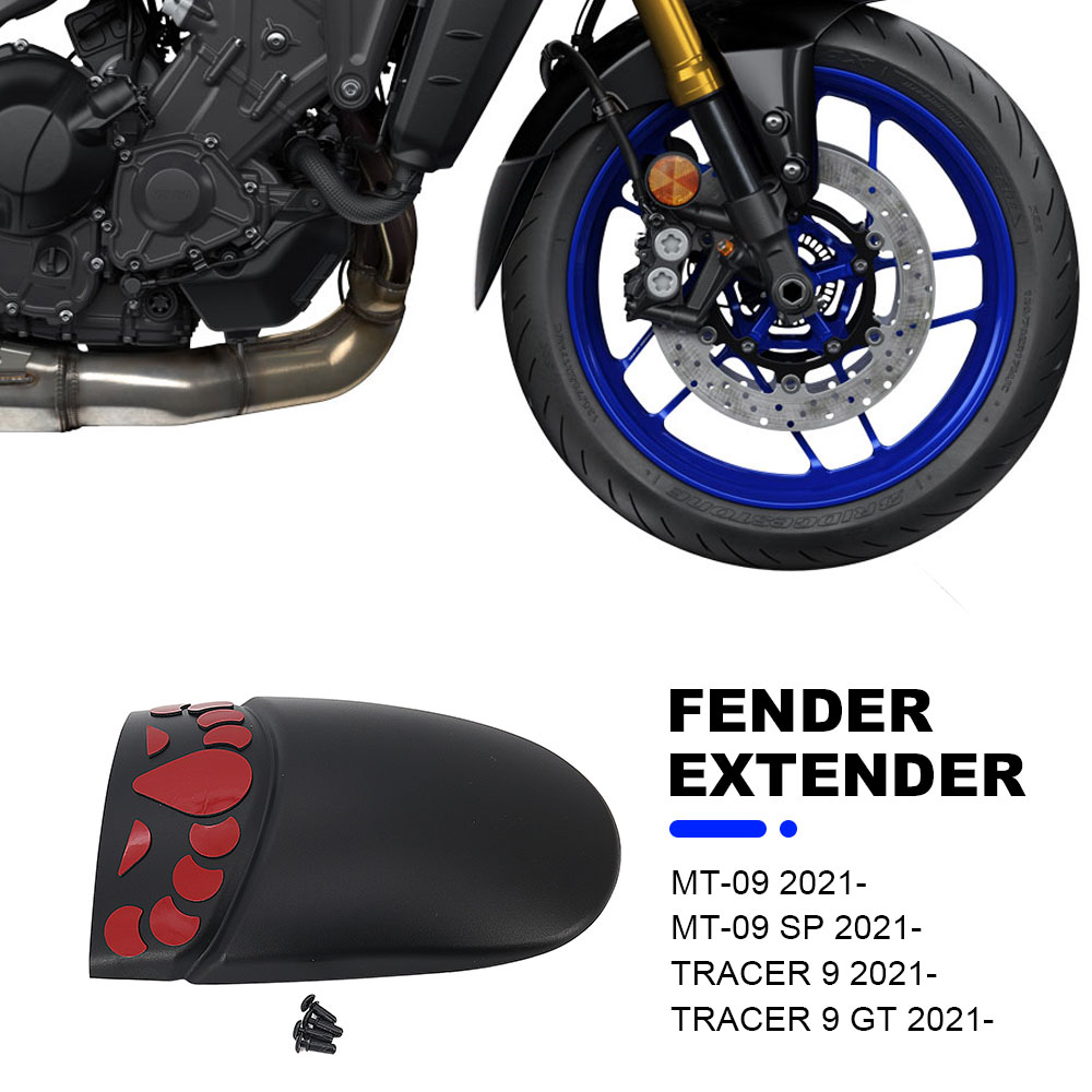 Para Yamaha MT09 MT-09 MT 09 SP Tracer 9 Tracer 900 GT -accesorios de motocicleta extensión extensora de guardabarros delantero