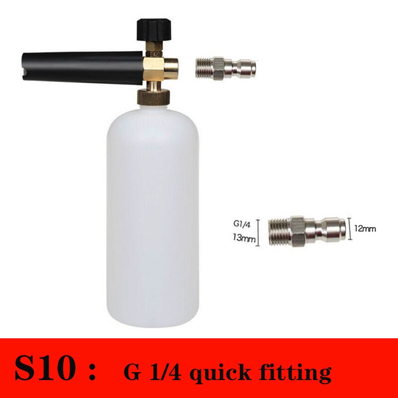 High Pressure Snow Foam Lance for Karcher K Series Soap Foamer Adjustable Foam Nozzle Foam Generator Car Washer: S10
