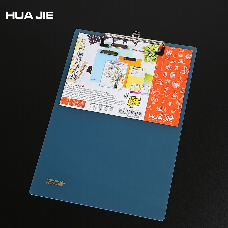 Transparent A4 Writing Board Drawing Board Simple Clipboard Paper Clip File Folder Report Folder Student Office Stationery H107B
