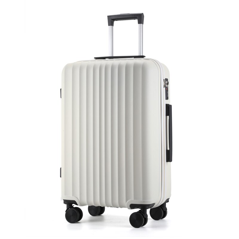 20Inch Koffer Bagage 캐리어 Valies De Voyage Reizen Rollende Bagage Reistas Student Koffer Чемодан Handbagage Koffers: White