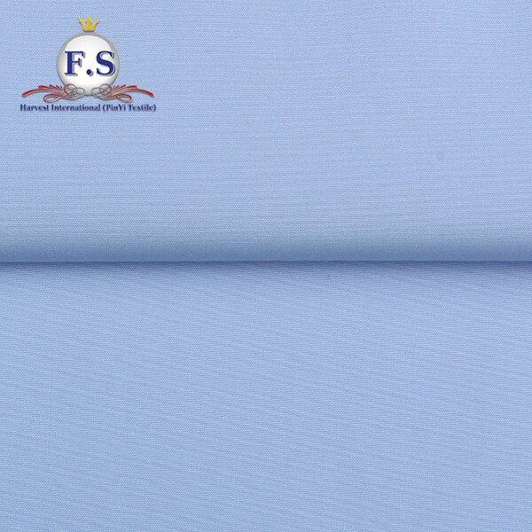 Tailored 100's 2ply Easy Care Popline Mannen Jurk Shirt Met Witte Pin Kraag: LT BLUE