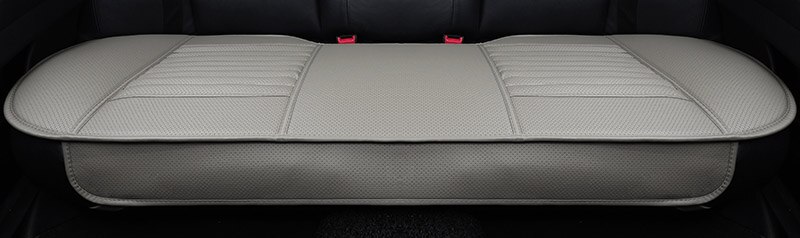 Pu Lederen Autostoel Pad, Auto Kussens, Non Slide Kussen Pads, universele Accessoires Enkele Covers X7 X15: Old grey rear 1pcs