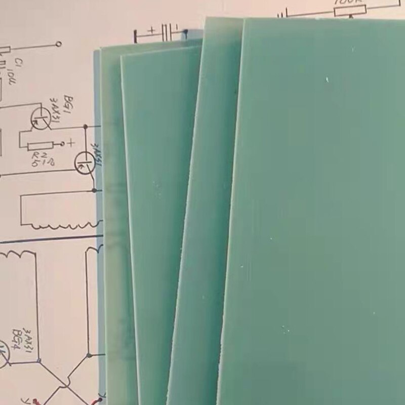 Panneau époxy vert clair FR4, plaque de résine coupée zéro, plaque d&#39;isolation, plaque d&#39;électricien, panneau en Fiber de verre,