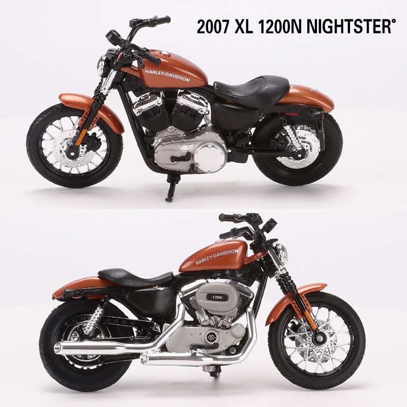 Maisto 1:18 15 stile moto Modello di moto Giocattolo Per Harley 2009F XDFSE CVO FAT BOB 2016 BREAKOUT 2004 FXSTDSE CVO 2015 di strada 750: 2007 NIGHTSTER