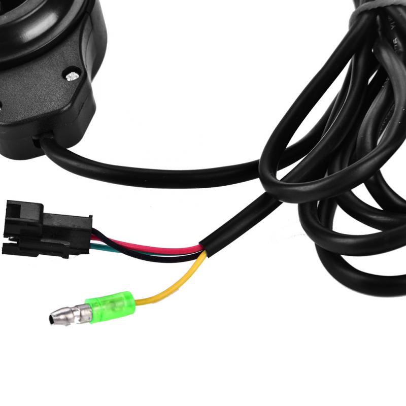 12-99V E-bike Thumb Throttle met LCD Display Elektrische Scooter Stuur Zwart Thumb Throttle Grips Voor elektrische Fiets Accessoire