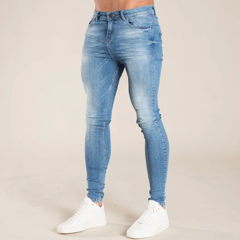 Jeans skinny déchirés 3xl taille pour hommes, style hip-hop décontracté, pantalon en jean extensible, peinture mendiant, grande taille