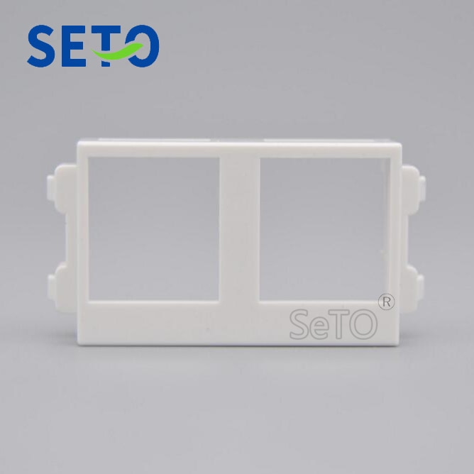 SeTo 128 Type Netwerk Telefoon Module Kader Lege Module Beugel Voor Wandplaat Socket