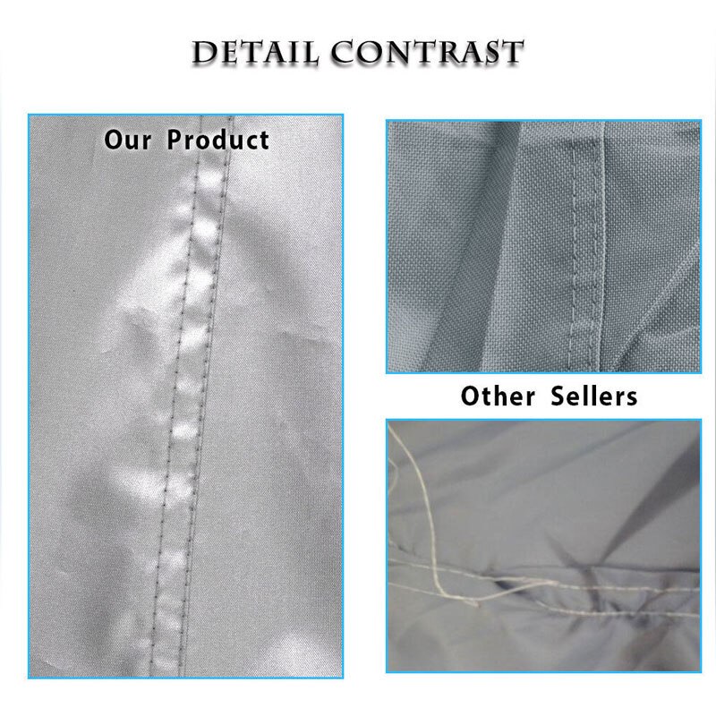 Premium Truck Cover Outdoor Tough Waterproof UV Rain Heat Resistant Protection Pickup 232*75* 65in Max bed length = 84in