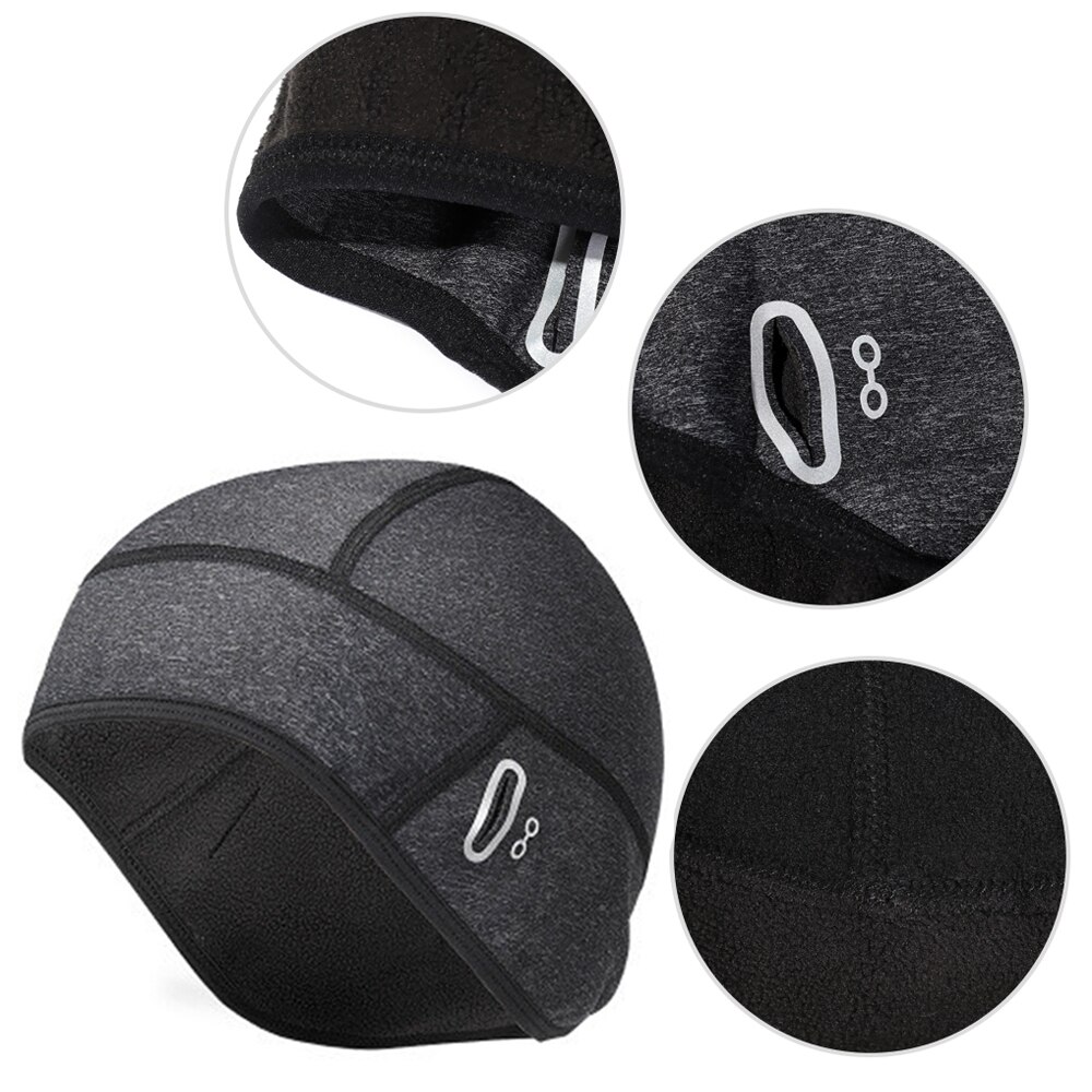 Berretto da ciclismo invernale antivento termico da corsa sci moto equitazione pesca cappello da alpinismo berretto sportivo da esterno berretto con teschio