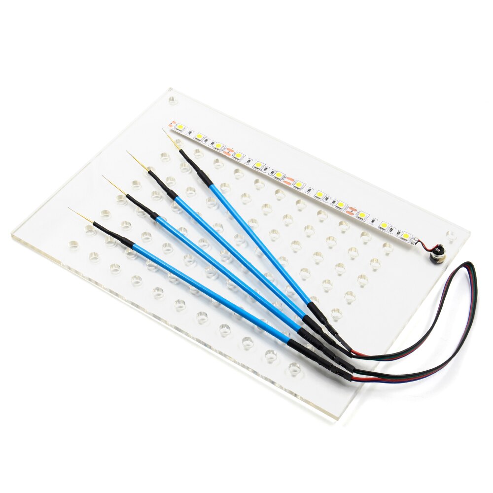 LED BDM Frame Mesh Assistant With 4 Probe Pens Works For KESS/KTAG/FGTECH/BDM100/Dimsport BDM Adapters ECU Remap Bracket