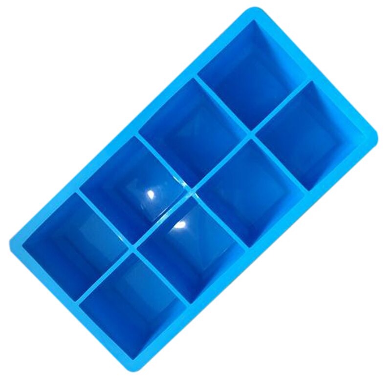 Molde de silicona para helado, moldes para Polos DIY, molde casero para postres, congelador de fruta, molde para hacer helados con palos: Blue 21.5x11.5x5cm