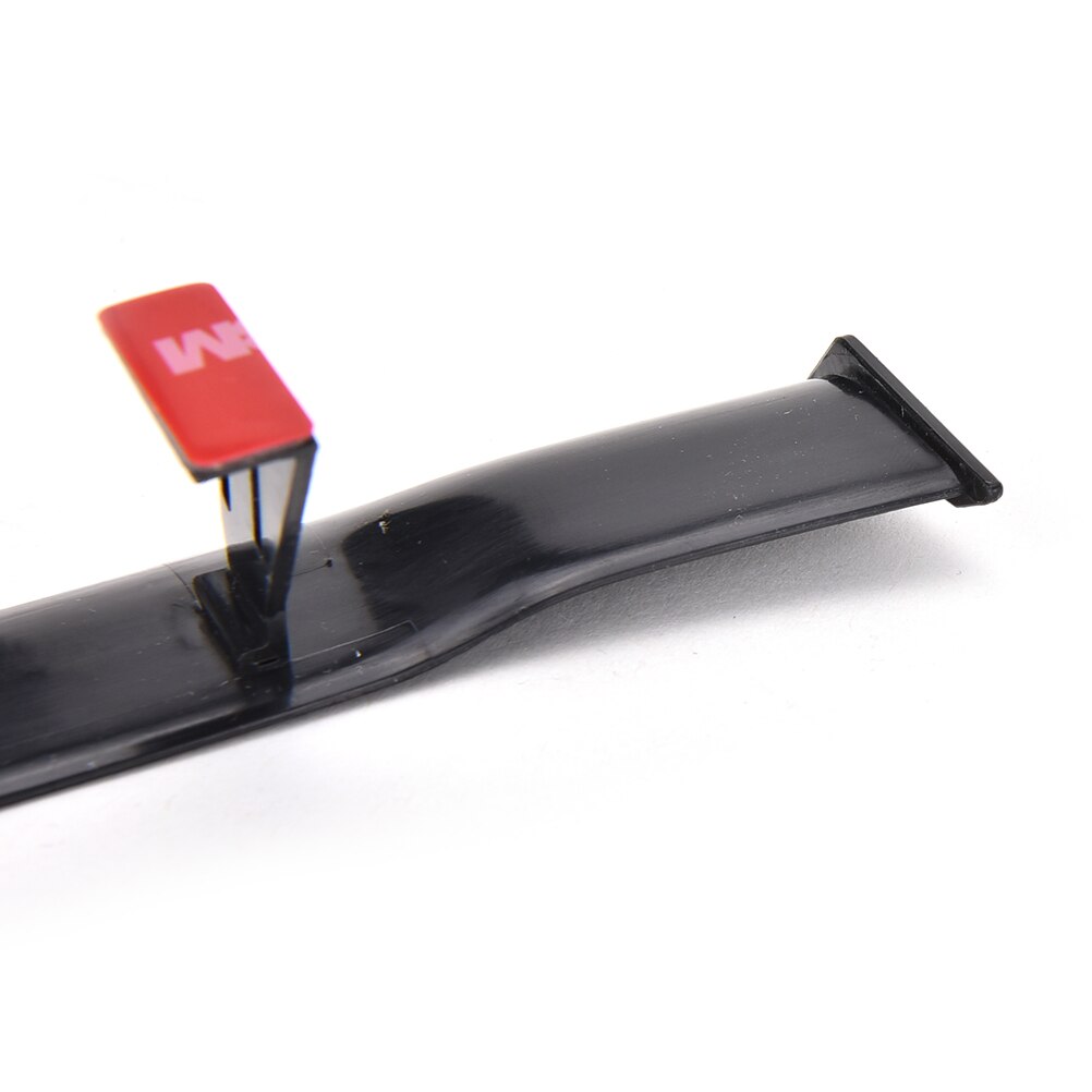 1 stuks mini universele spoilervleugel voor alle auto's spoilervleugel koolstofvezel auto staartdecoratie zwarte kleur