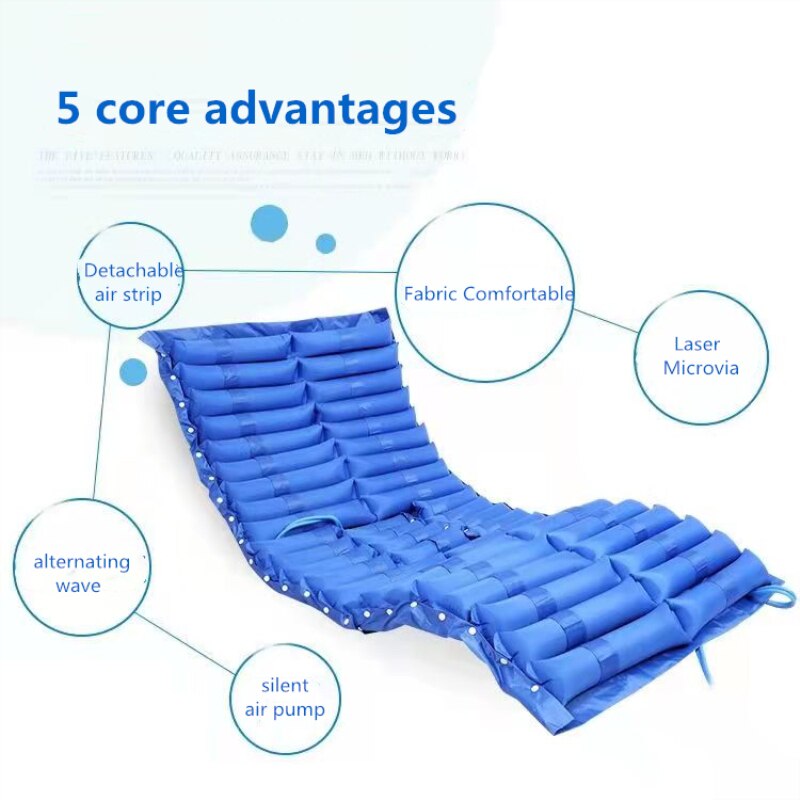 Pneumatic Bedsore Air Mattress Elderly Inflatable Nursing Care Massage Cushion Mattress Bed for Prevent Bedsores Decubitus