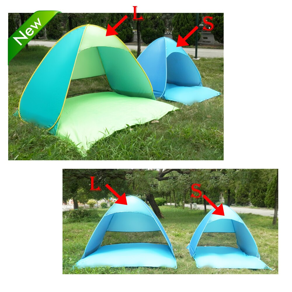 Automatische Instant Pop Up Strand Tent Lichtgewicht Outdoor Zomer Uv Bescherming Camping Tent Vissen Tenten Cabana Zon Onderdak