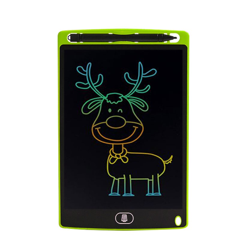 LCD da 8.5 pollici Scrittura Tablet Scrittura A Mano Tavolo Da Disegno Digitale Colorato Riscrivibili Lavagna Elettronica Notepad Bambini Giochi Di Disegno: 8.5inch color-Green